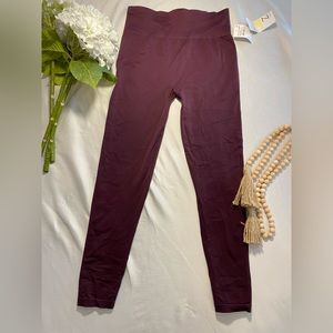 NWT Z by Zella Maroon Leggings Size L